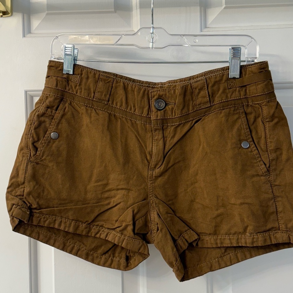 Women's Brown Cargo Shorts